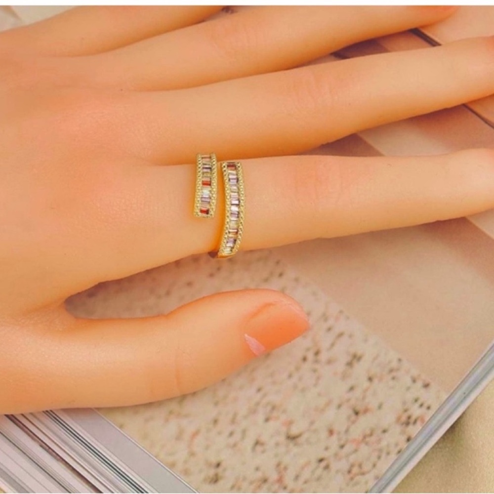 NIB Arvino Amethyst 18k Gold wrap svelte wrap ring - Picture 12 of 14